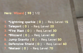 Skill Points